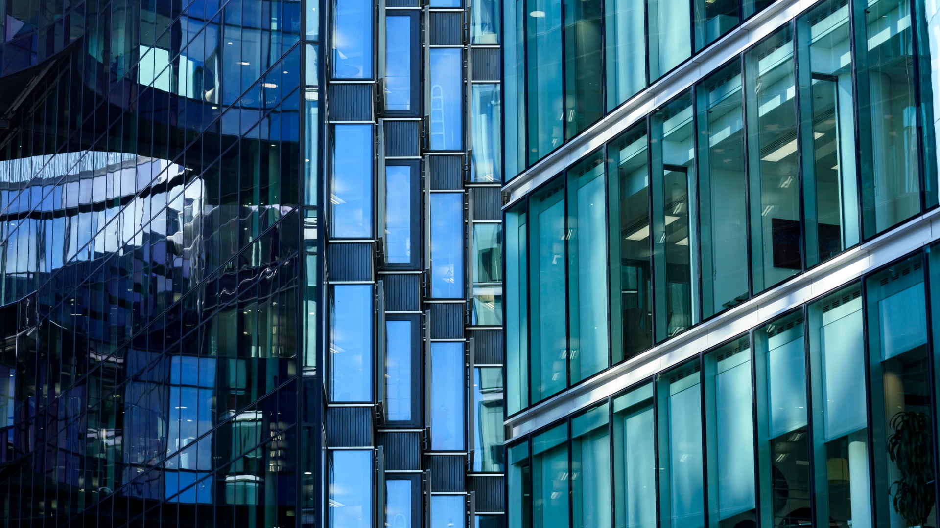 Photo of office buildings in London