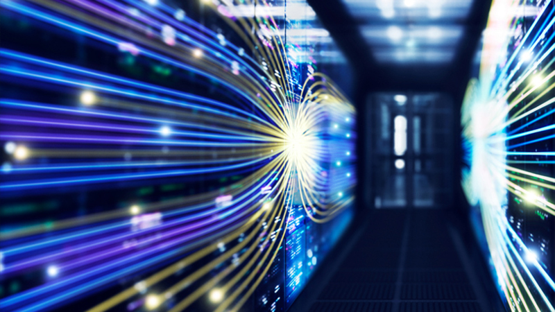 Illustration of a data center