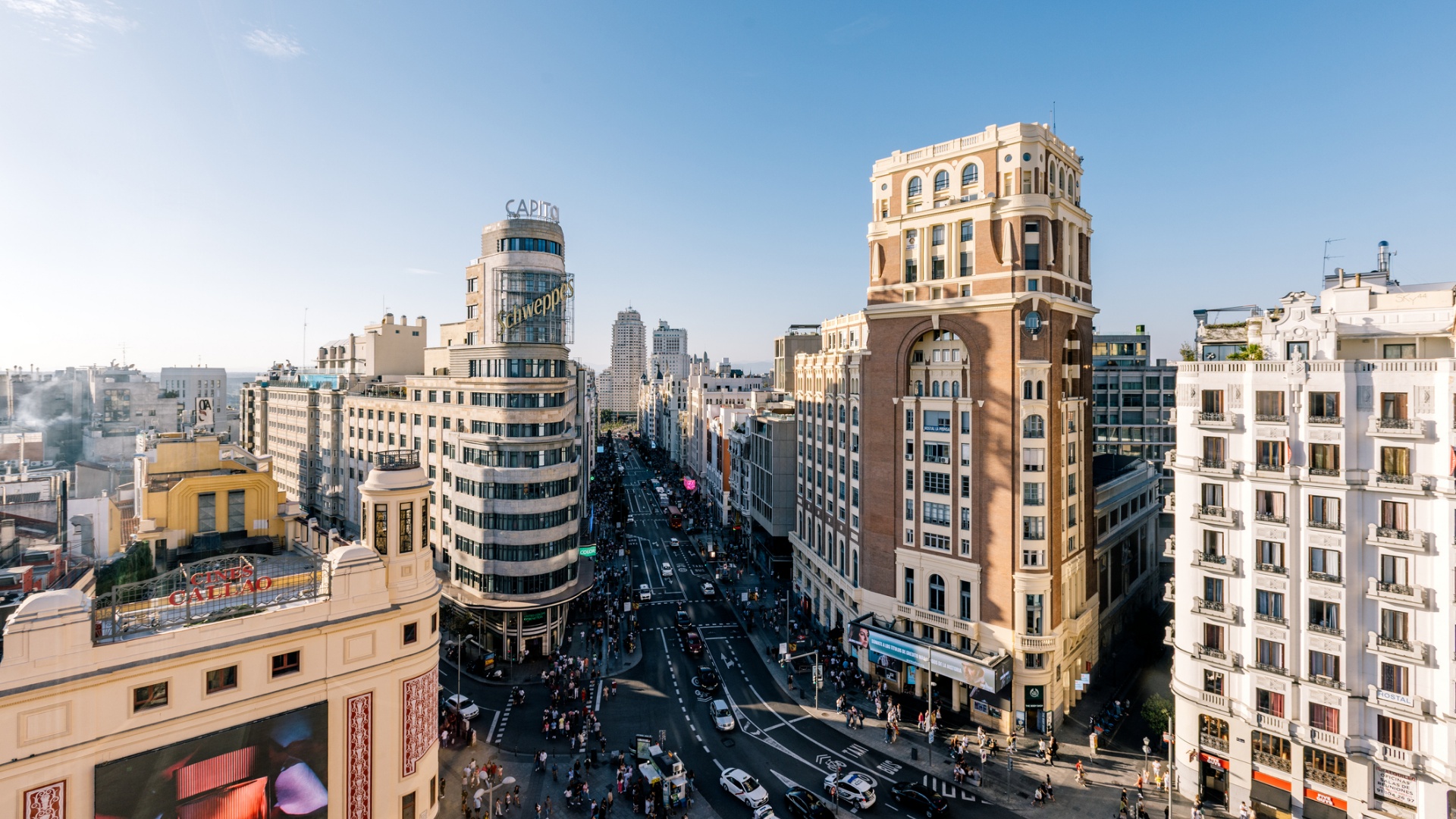 Photo of Madrid’s cityscape.